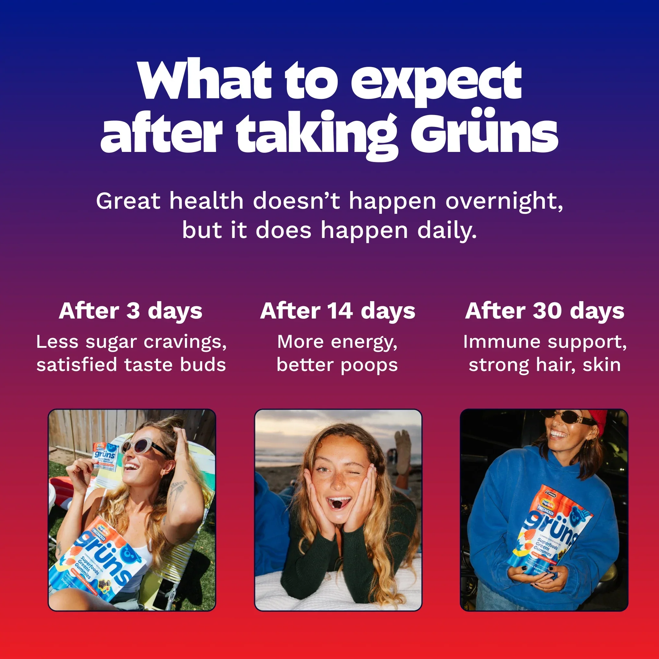 Popsicle® Firecracker Grüns - Summer Routine