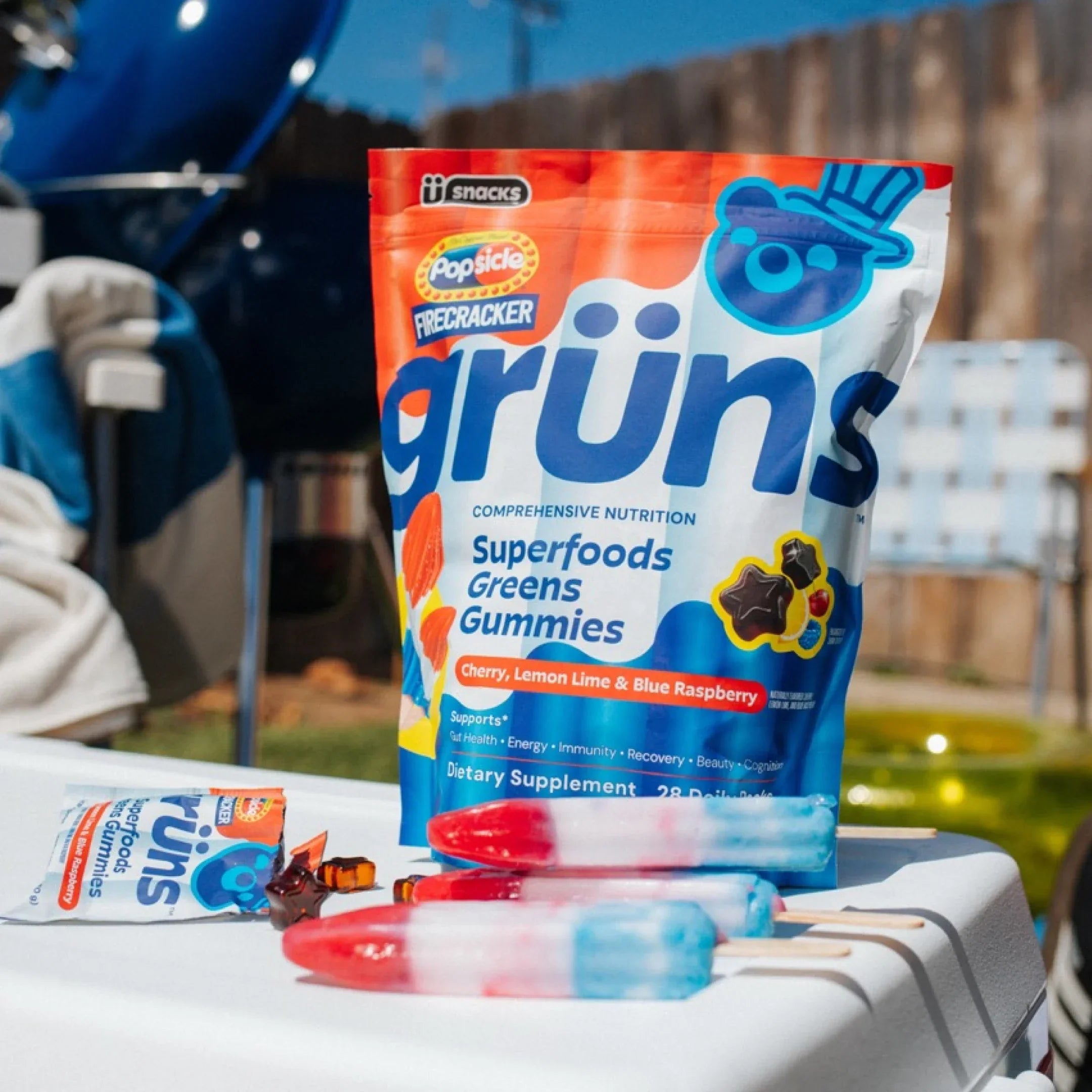 Popsicle® Firecracker Grüns - Summer Routine