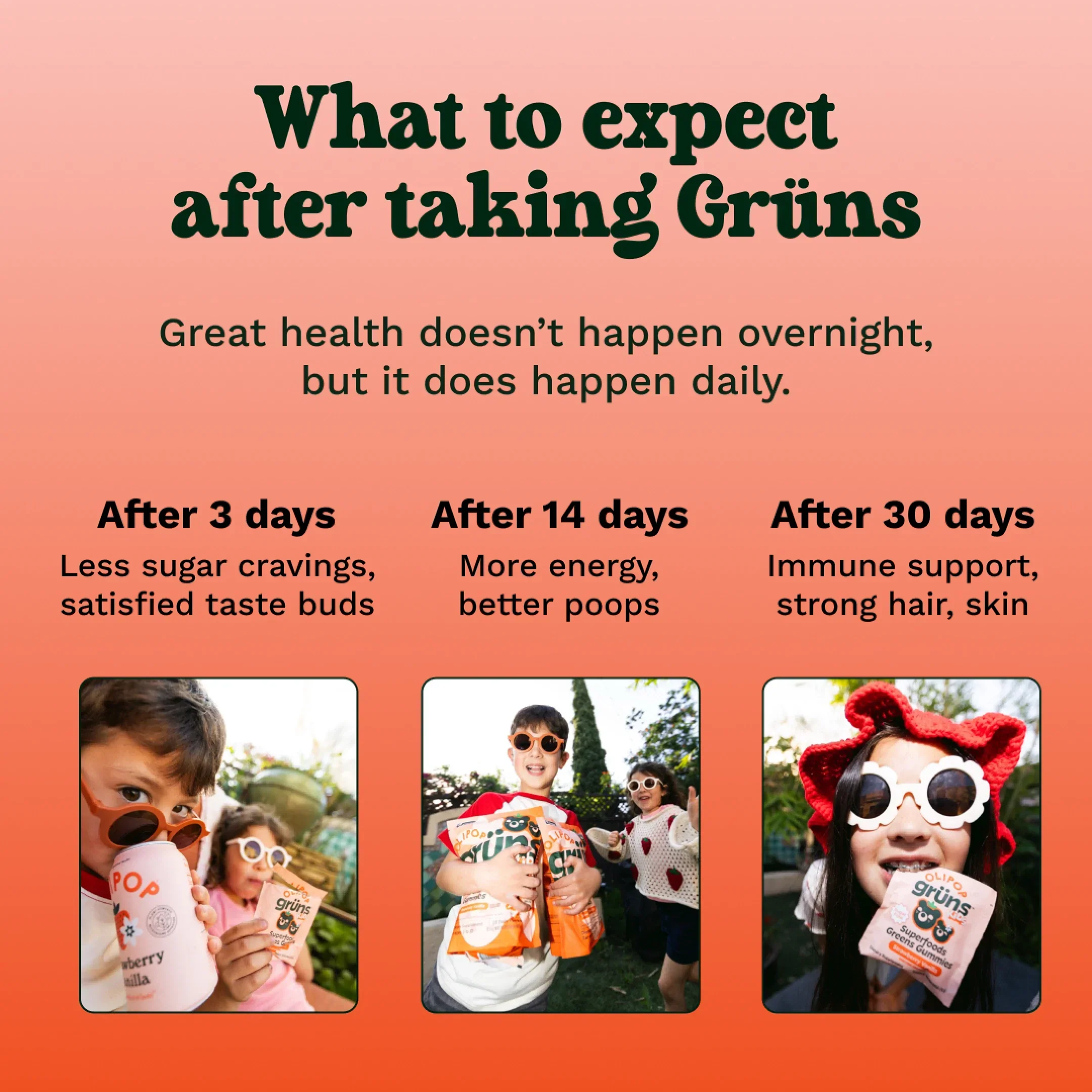Grüns Kids OLIPOP® - Daily Favorite