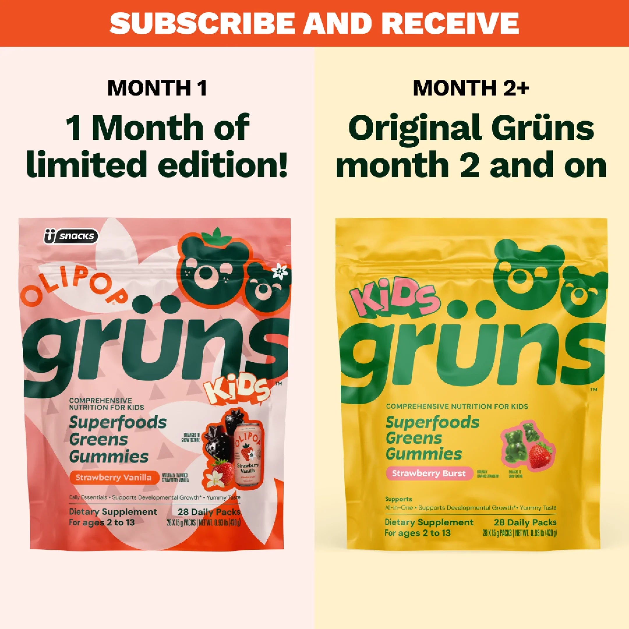 Grüns Kids OLIPOP® - Daily Favorite